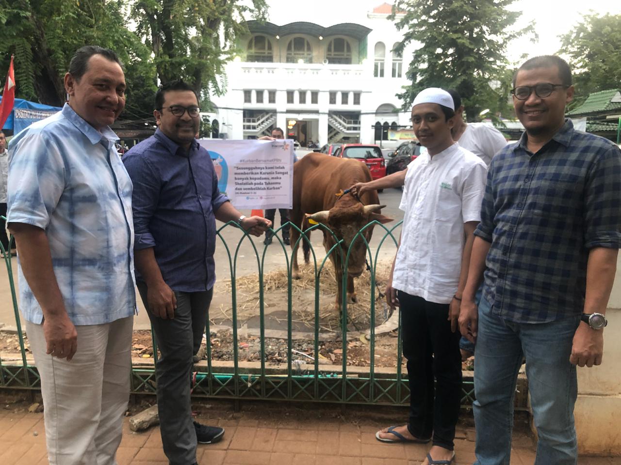 Rayakan Idul Adha, INACOM (PT KPBN) sumbang Sapi ke Masjid Cut Meutia